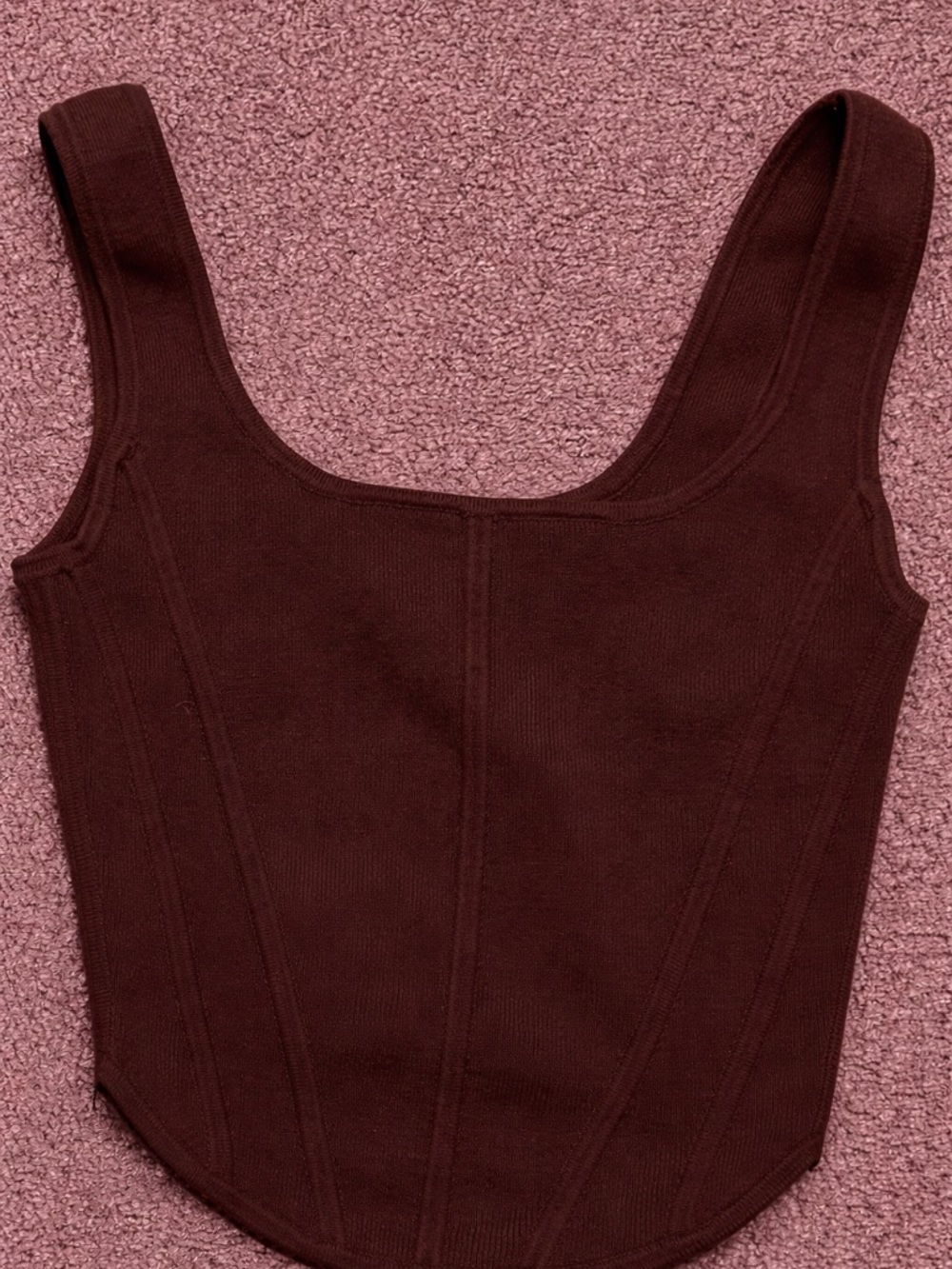 Wilfred Dark Brown Tank with Light Mint Inner Lining